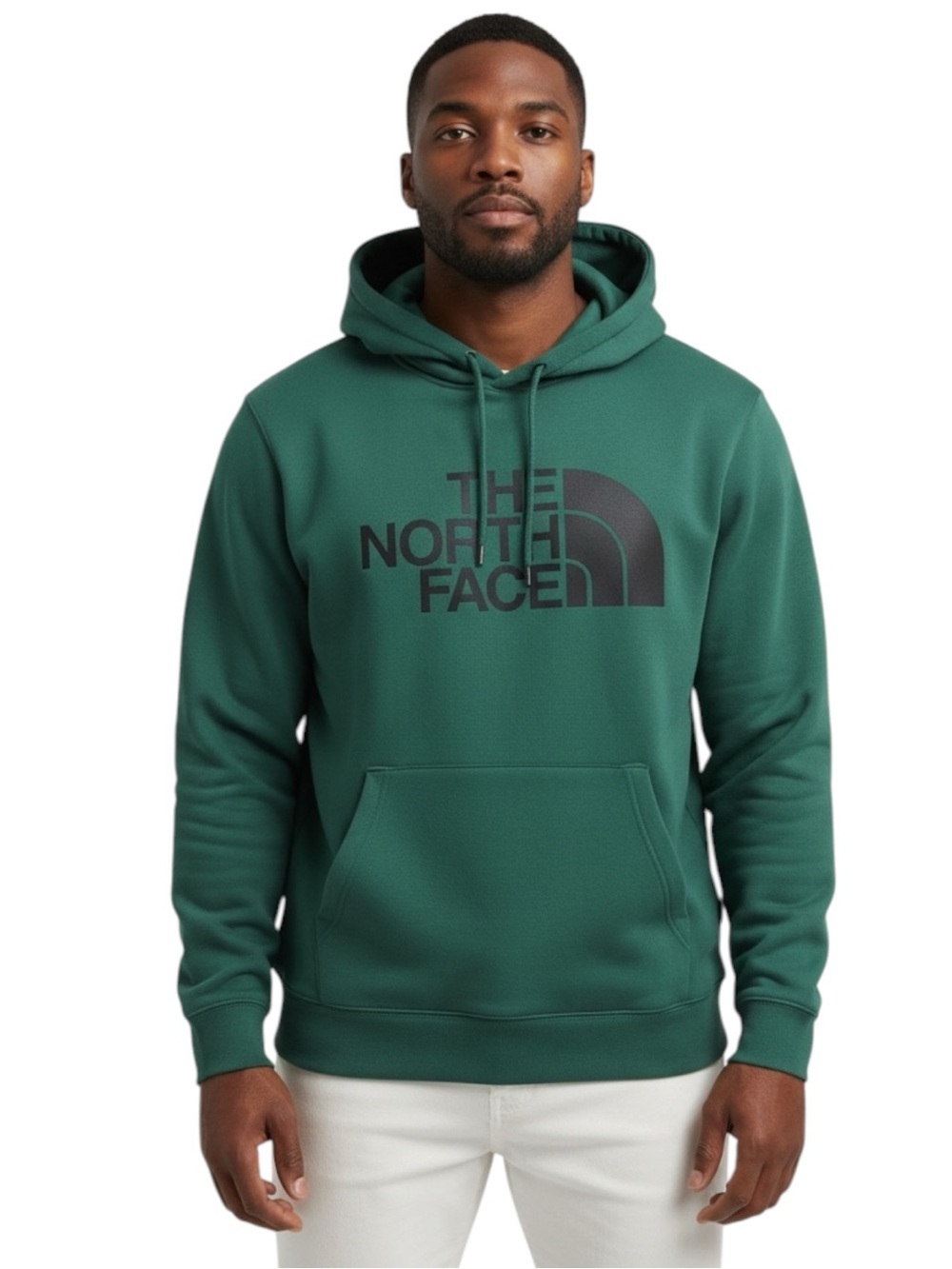 THE NORTH FACE Men’s Teal Green Logo Pullover Hoodie Size Large — SUPER COMFY!!! - Picture 2 of 11